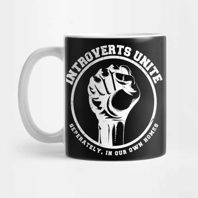 Introverts Unite Stamp by Cosmic Art